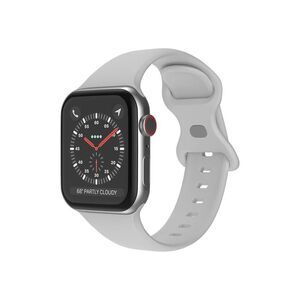 Link -  Apple Watch Compatible Soft Silicone Sport Ba Gray